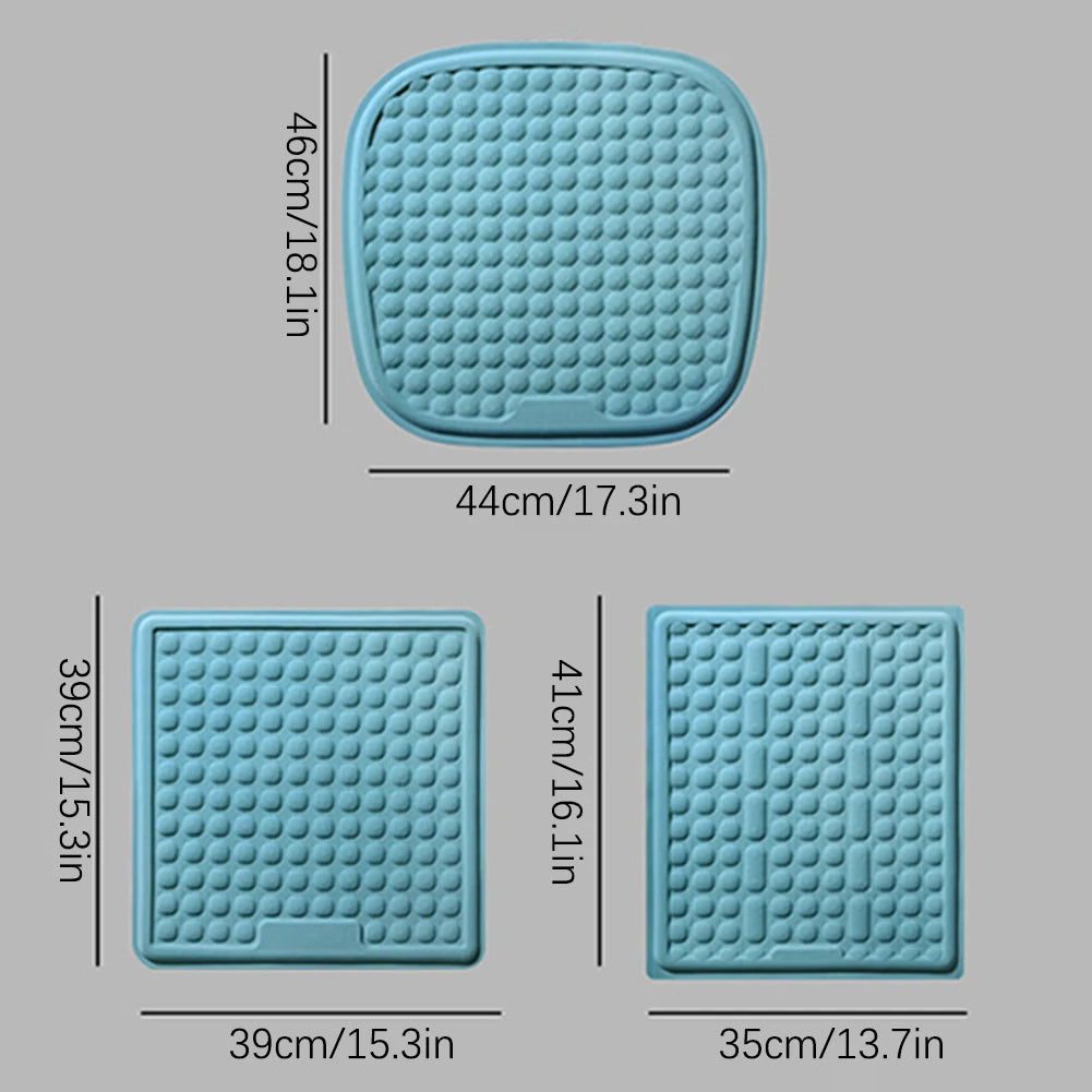 Car Seats Cushion Soft Breathable Non-Slip Gel Cooling Seats Cushion For Office Chair Non-Slip Gel Seats Pad For Long Sitting Peaceful Pleasures Health and Wellness