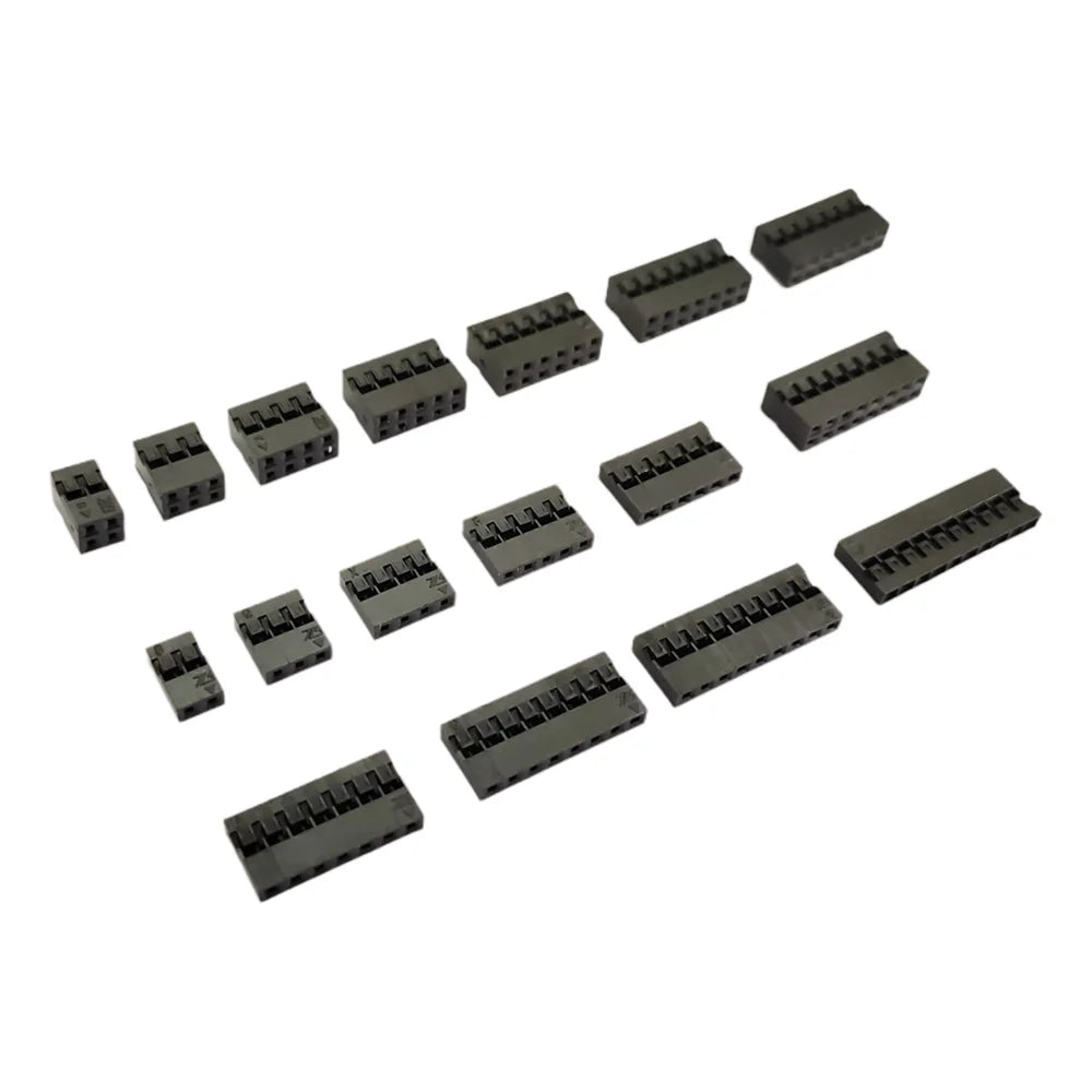 380/410PCS Dupont 2.0 Housing Plastic Shell 2.0mm Pitch Single Double Row Dupont Connector Terminal set Peaceful Pleasures Health and Wellness