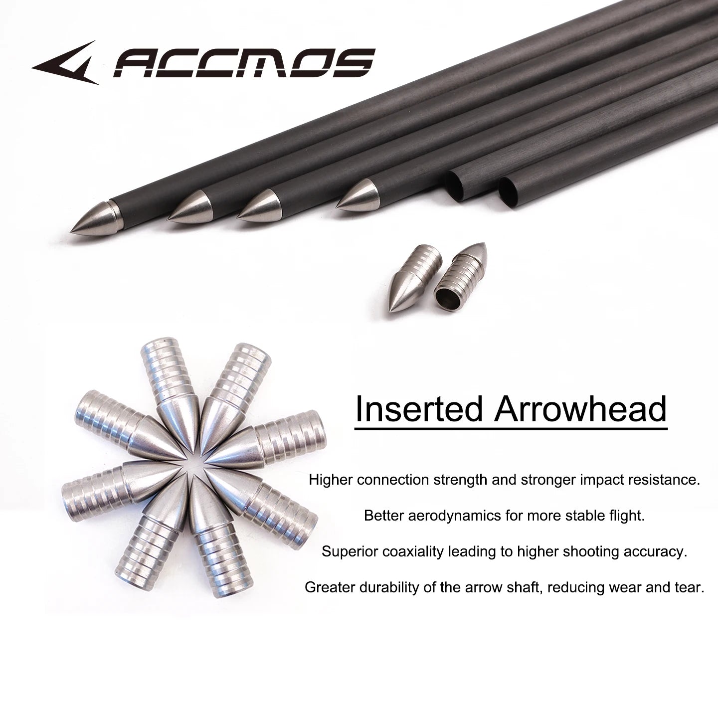 6 12 Pure Carbon Arrow Spine 200 250 300 350 Shaft Compound Recurve
