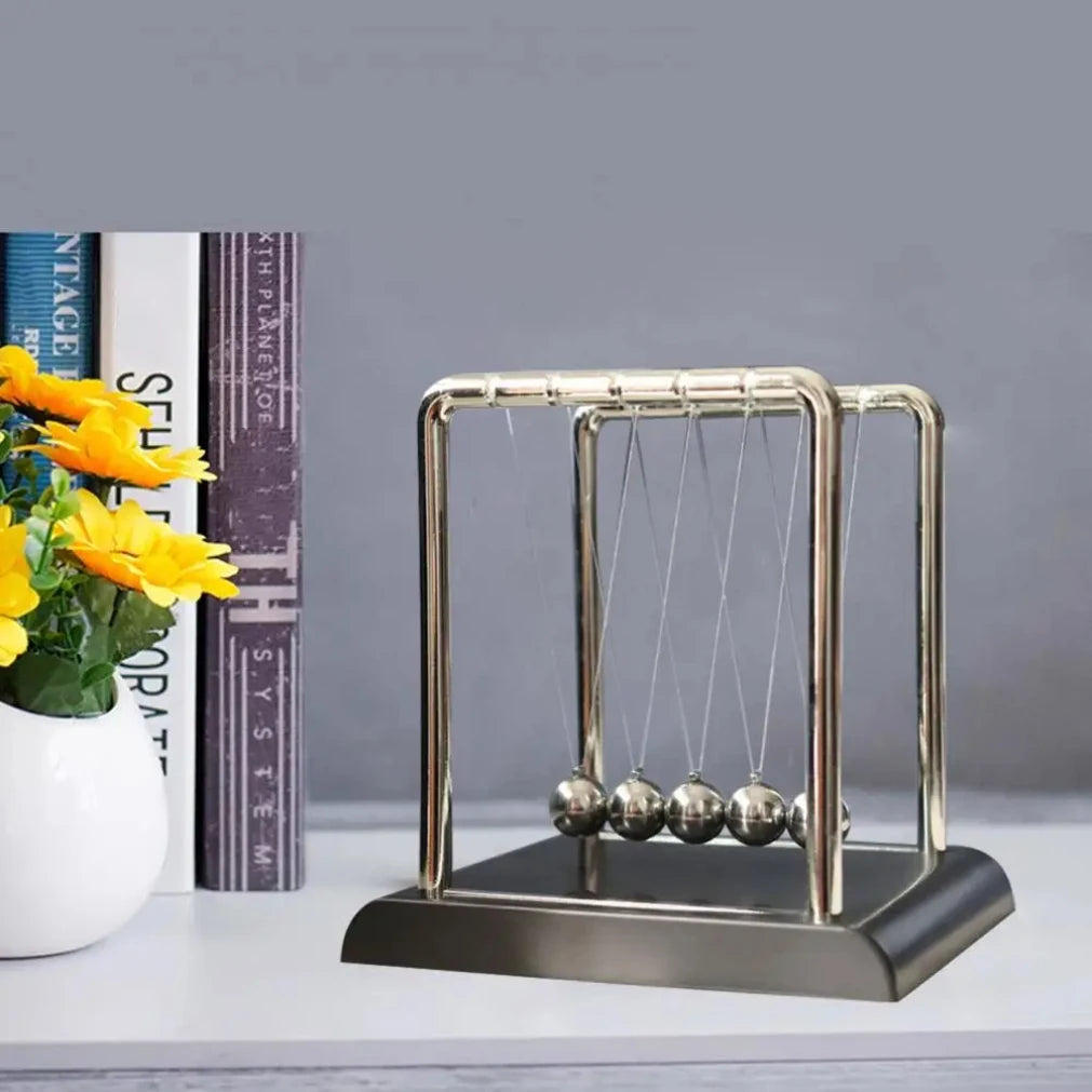 Newton's Cradle Metal Pendulum Kinetic Energy Physics Desk Toy
