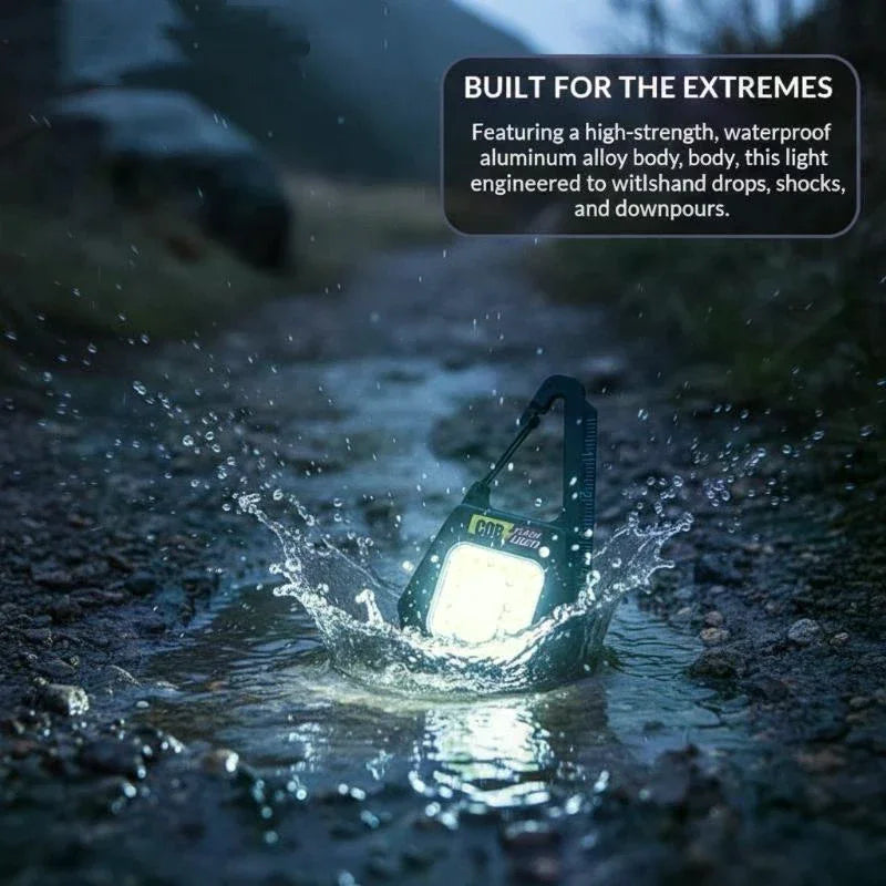 COB LED Type-C Rechargeable Flashlight | Camping & Emergency