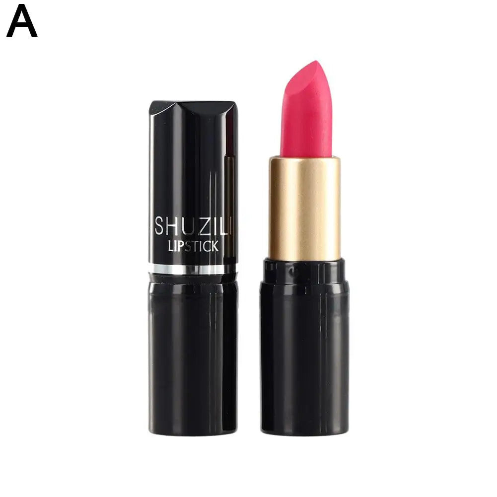 Matte Velvet Lipstick – Waterproof Long-Lasting 12 Shades