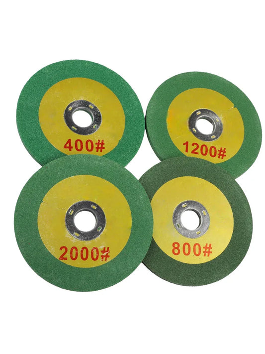 4-Pack Angle Grinder Grinding Wheels 400–2000 Mesh | Metal Grinding Wheel Set Oasis Select 4pcs