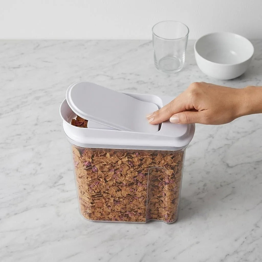 Airtight Food Storage Containers – Clear Plastic Pantry Organizers