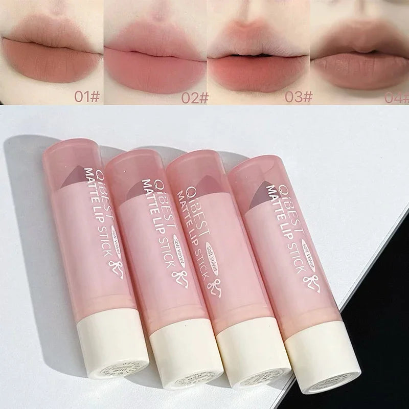 QIBEST Makeup Sets 4PCS Nude Liquid Lipstick,1 Lip Cream,1 Lip Oil,1 Face Blush Palette And Necklace Cosmetic Kits 7Pcs/Box Peaceful Pleasures Health and Wellness
