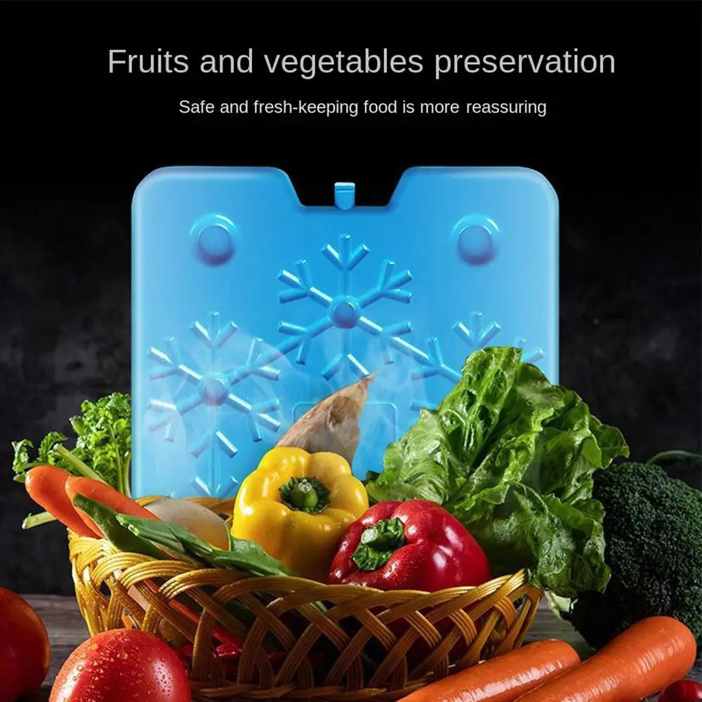 1/2/3PCS Durable PE Ice Box Refrigeration Keep Fresh Ice Crystal Box Reusable Fresh Ice Board Peaceful Pleasures Health and Wellness