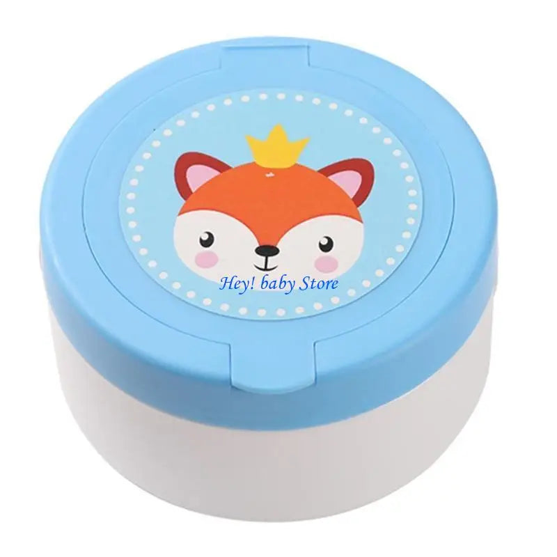 Baby Powder Puff Box | Safe Microfiber Infant Skin Container