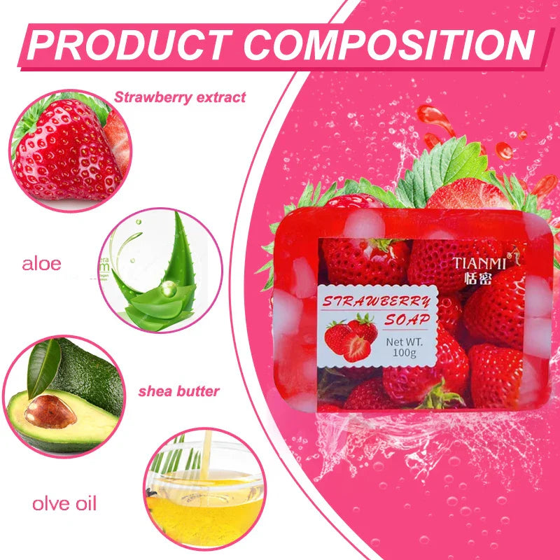 Strawberry Jelly Soap – Deep Cleanse, Moisturize & Nourish