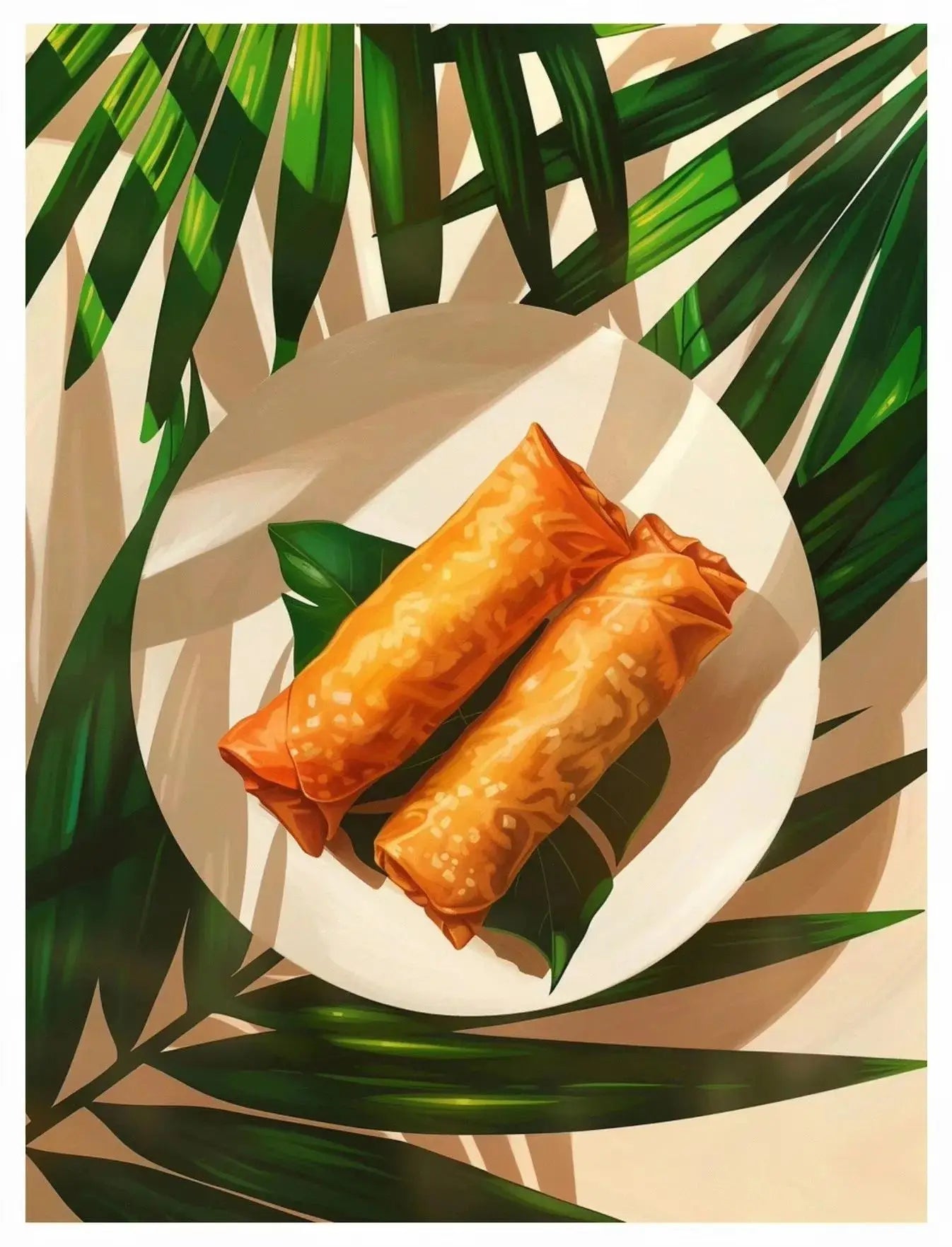 Philippines Street Food Canvas Wall Art | Unframed Poster