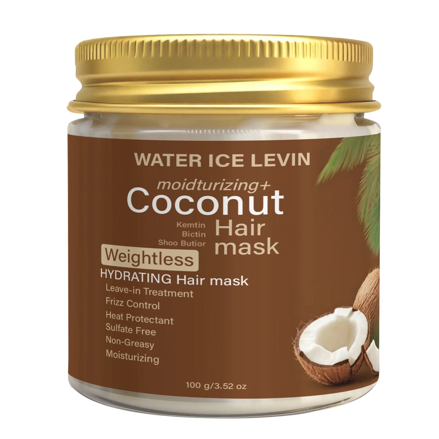 Sulfate-Free Coconut Hair Mask – Moisturizing Treatment