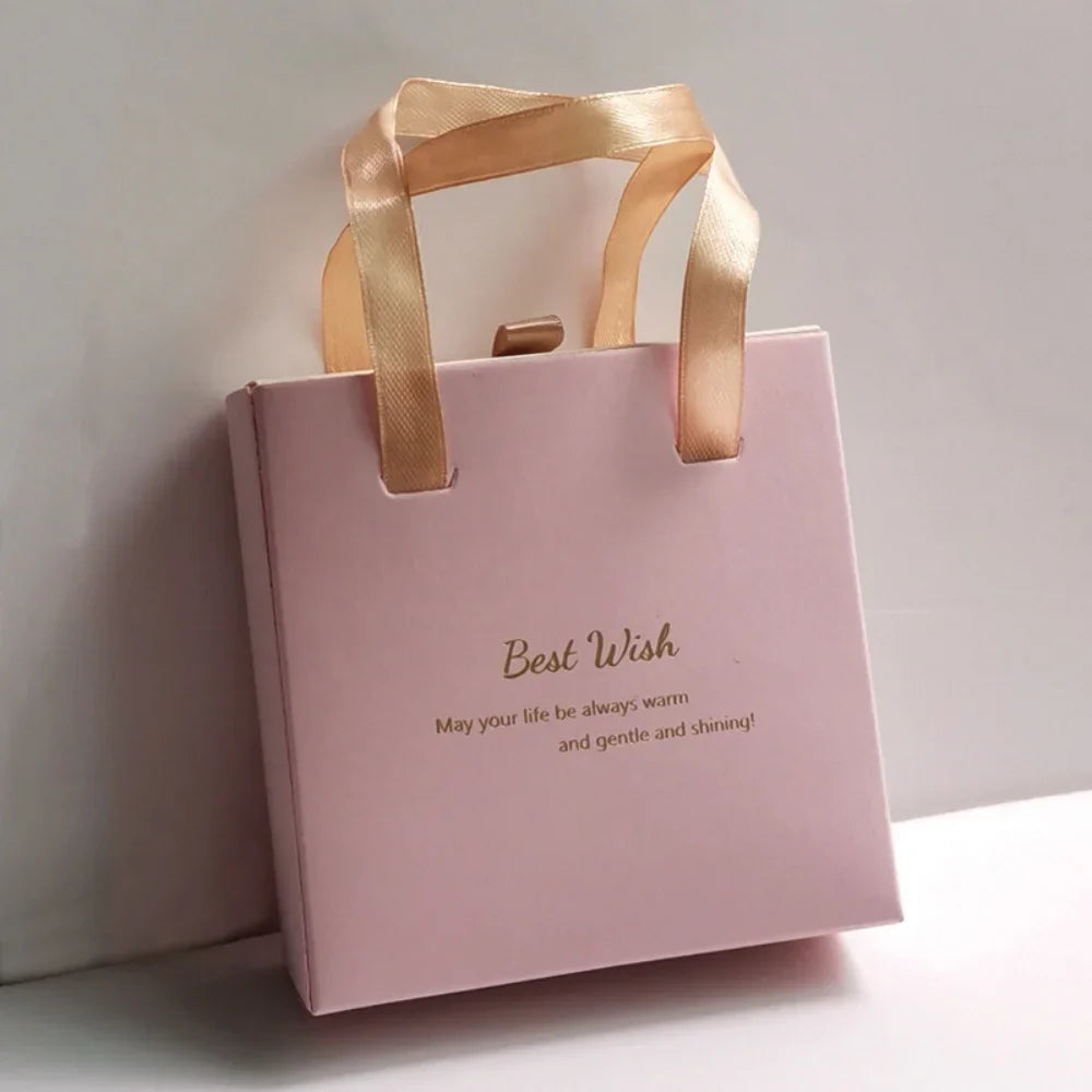 Portable Jewelry Gift Box – Ring, Earring & Necklace Case