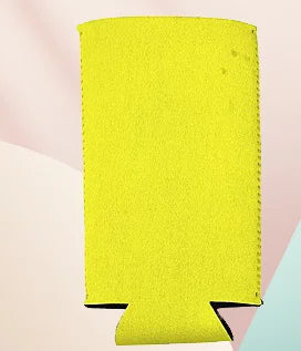 Cooler Sleeves Bulk Sublimation Insulated Foam for Beer Collapsible Plain Drink Holder Cold Soda Insulator, 12oz Regular Peaceful Pleasures Health and Wellness Yellow