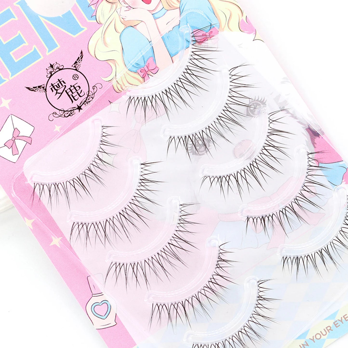 5 Pairs Wispy False Eyelashes | Korean Doll Eye Natural Lashes
