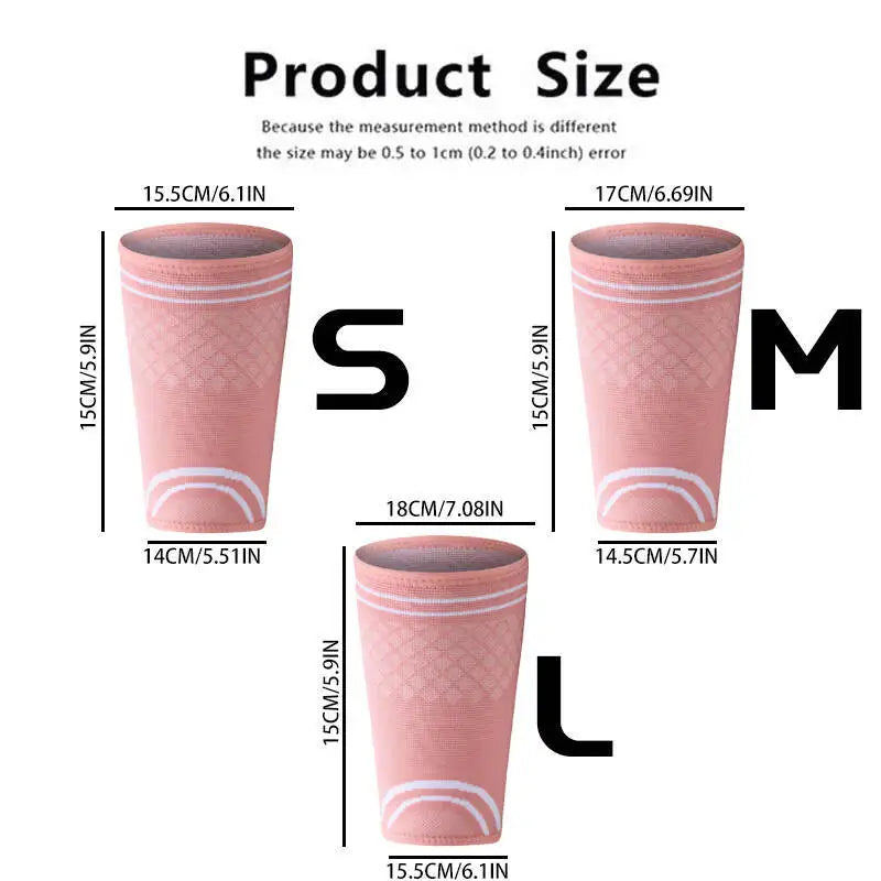 1Pc Elastic Thigh Compression Sleeve,Featuring a Knitted Non-Slip Upper Leg Design,Equipped with Double Silicone Non-Slip Strips Peaceful Pleasures Health and Wellness
