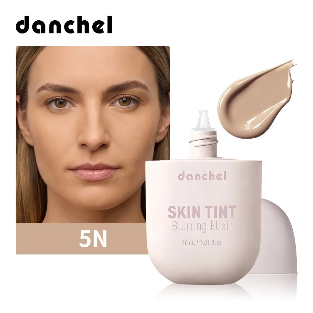 Skin Tint Blurring Elixir Even Skin Tone 12h Long-lasting Natural Finish Hide Pores Fine Lines Lightweight Breathable Skin Tint Peaceful Pleasures Health and Wellness 5N