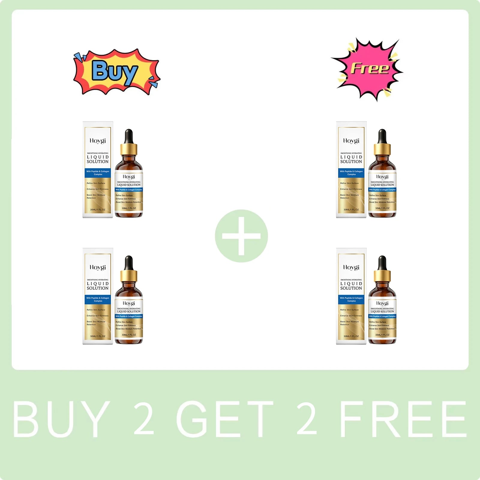 Smoothing Moisturizing Essence Firming Lifting Skin Dullness Improvement Brightening Skin Fade Fine Lines Hydrating Face Serum Peaceful Pleasures Health and Wellness Buy 2 Get 2 Free