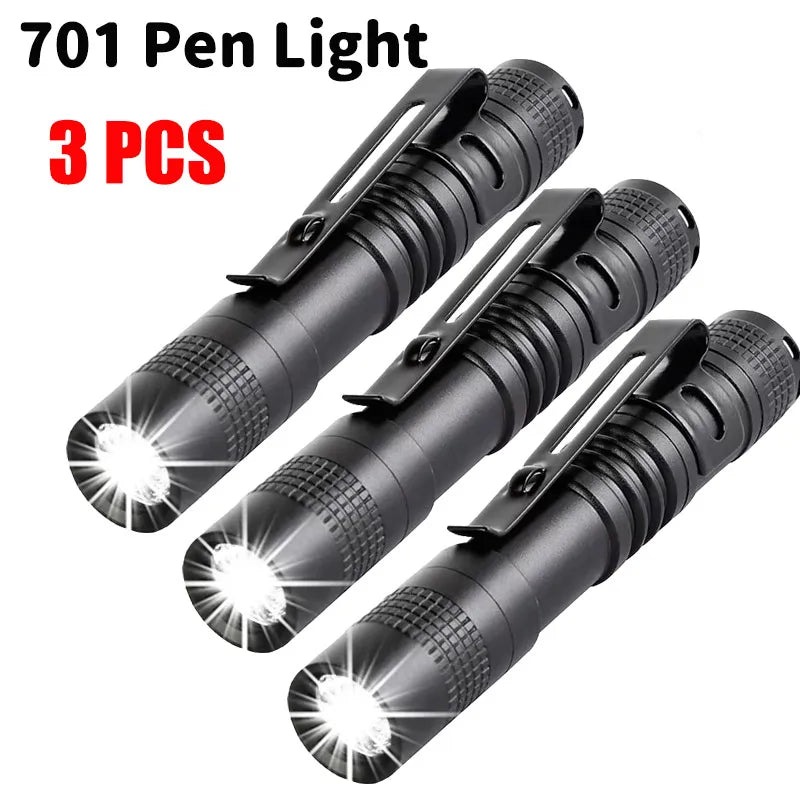 ESMARTER Mini LED Pen Flashlight – 250 Lumen Pocket Torch