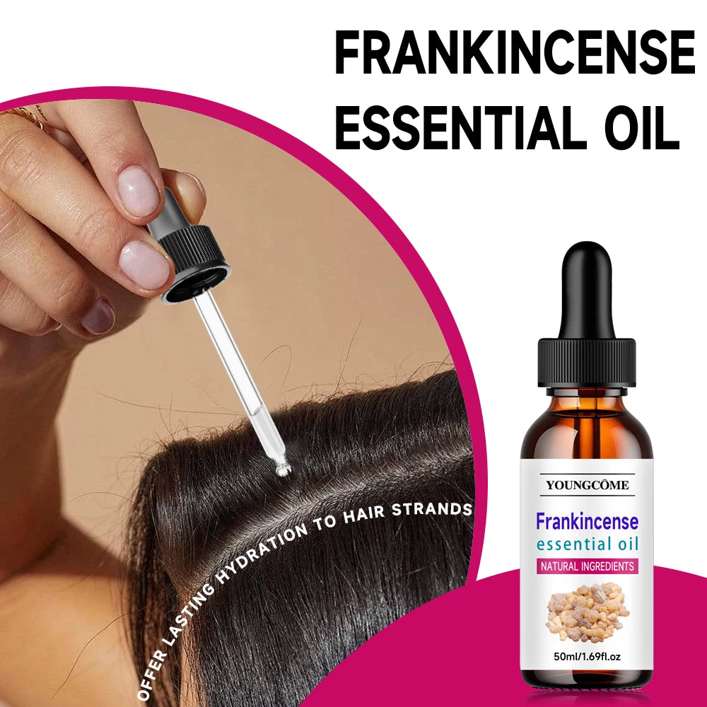 Frankincense Hair Essential Oil – Moisturizes, Softens & Reduces Hair Loss Hair Care Oil Spray Peaceful Pleasures Health and Wellness