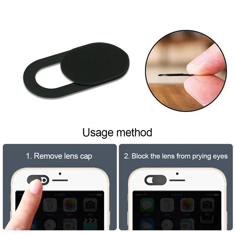 Ultra Thin Webcam Cover Slider | Privacy Camera Cover 1–3 Pack