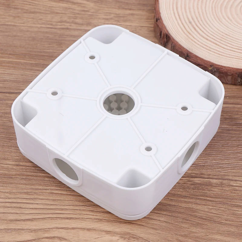 13*13*5cm Security Camera Base Junction Box CCTV Surveillance Camera Universal Electrical Box Plastic Waterproof Junction Box Peaceful Pleasures Health and Wellness