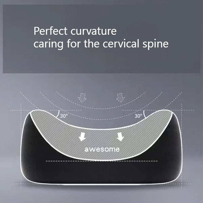Memory Foam Car Seat Lumbar Support & Headrest Neck Pillow Car Seat Support Pillow Peaceful Pleasures Health and Wellness