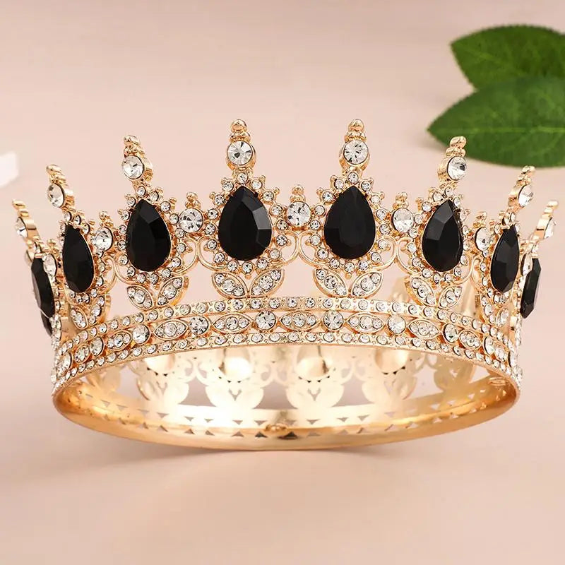 Crystal Crown Tiara Cake Topper – Princess Party & Wedding