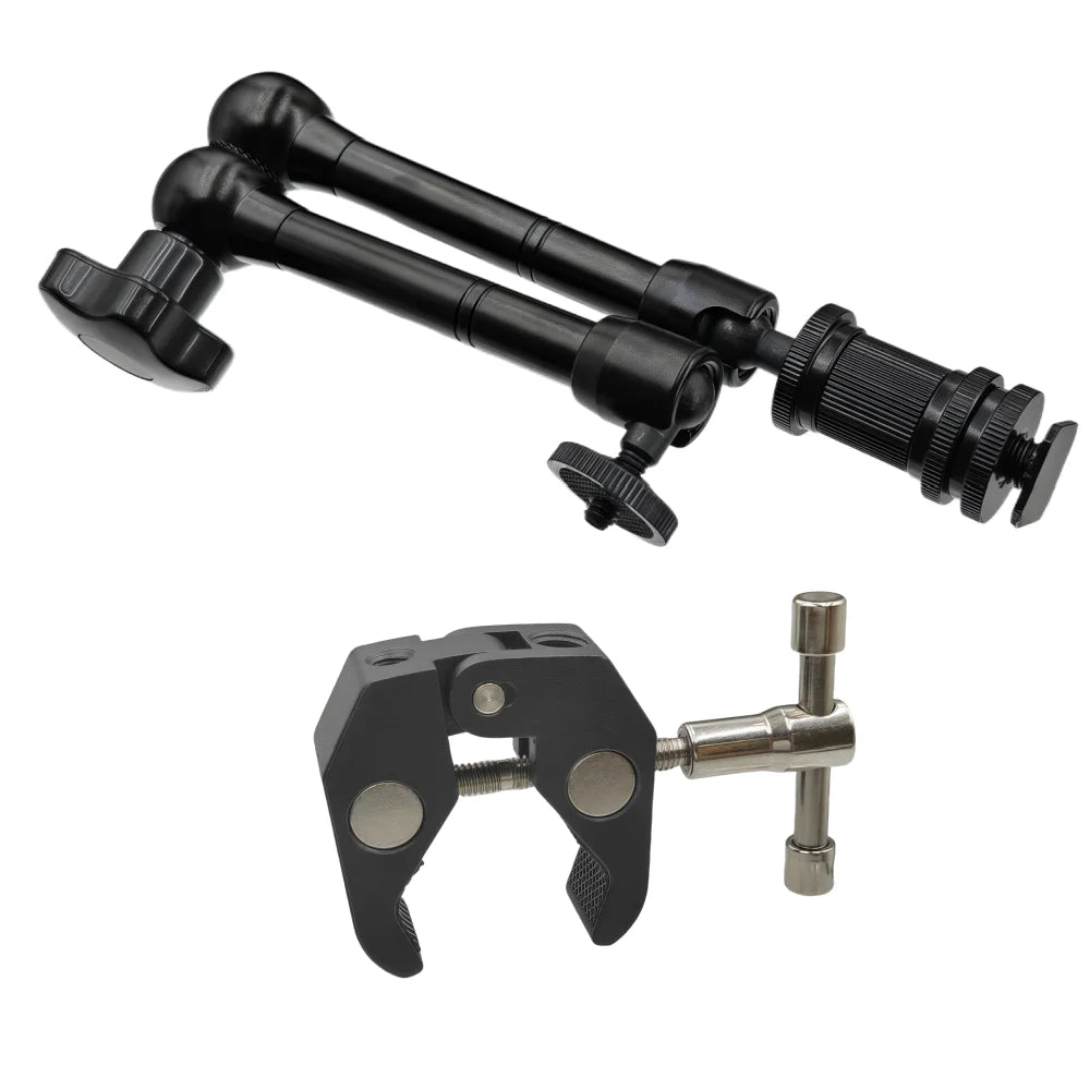11" Magic Arm Articulating Metal Arm & Super Clamp | VeFly