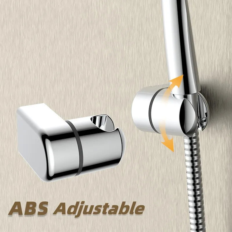 Adjustable Hand Shower Head Holder | Chrome Wall Bracket