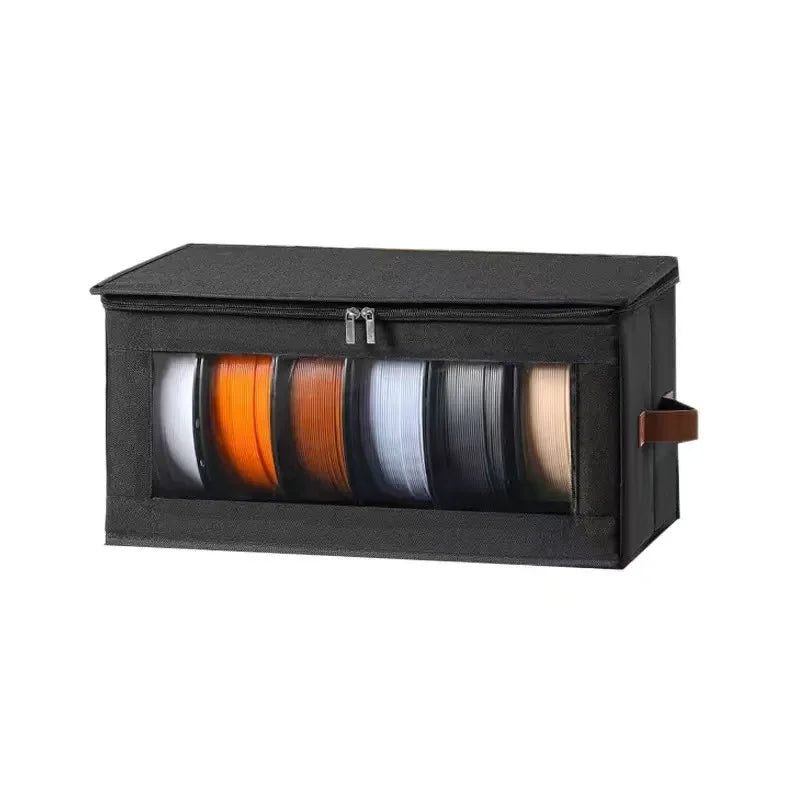 3D Printer Filament Storage Bag & Holder Rack | Home Workshop Filament Storage Bag Peaceful Pleasures Health and Wellness Black