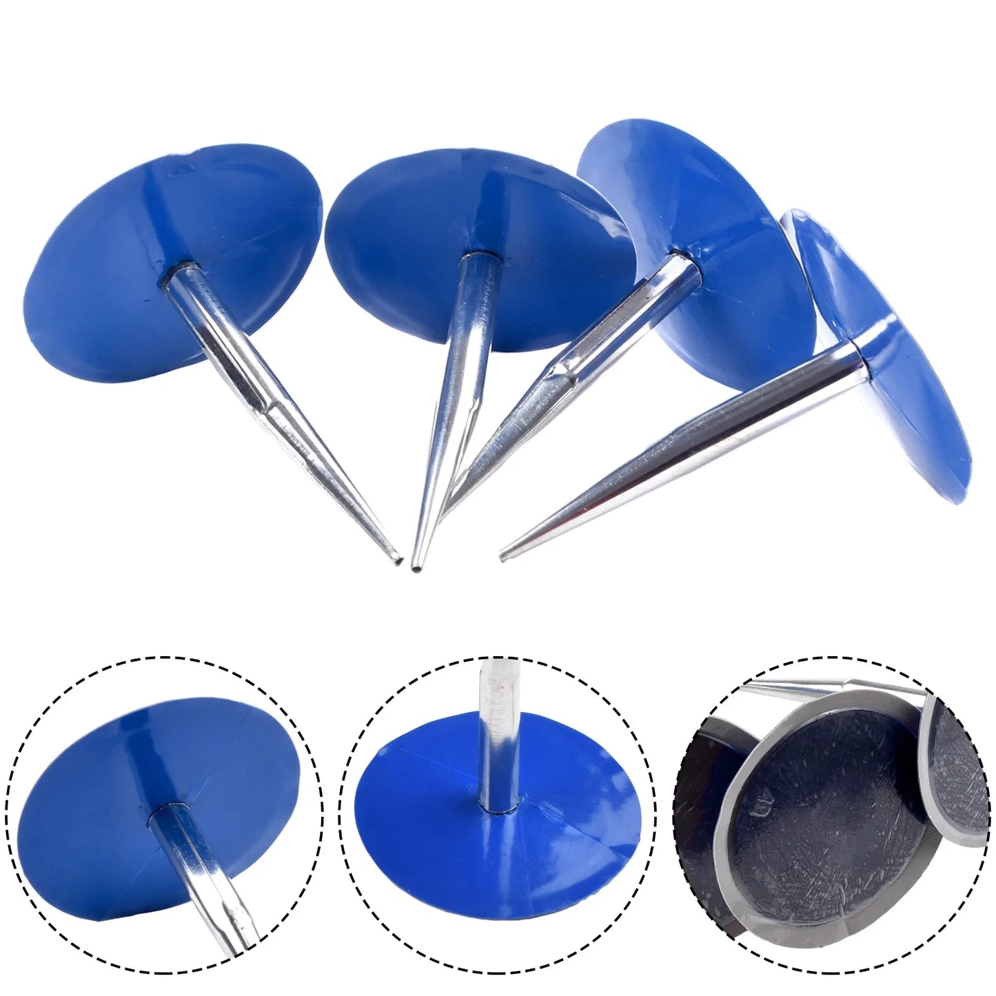 5-Pack Tubeless Tire Mushroom Plug Repair Kit – Car & Motorcycle