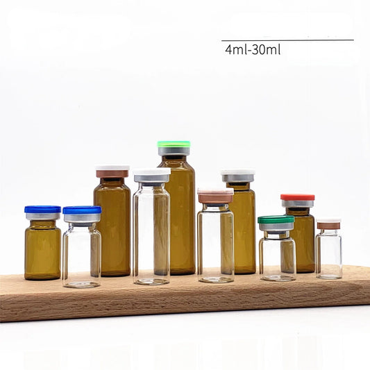 10-Pack Glass Vials 2ml–30ml | Cosmetic Serum & Powder Bottles Glass Cosmetic Vials Oasis Select
