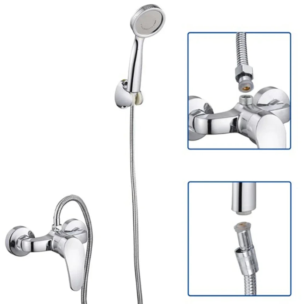 1pcs 2M Stainless Steel Hose Extension Tube Bathroom Shower Tube Extension Tube Water Pipe Draw Tube Bathroom Accessories Peaceful Pleasures Health and Wellness