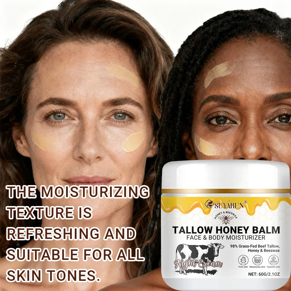 SUYARUN Tallow Face & Body Cream – Honey & Vitamin C