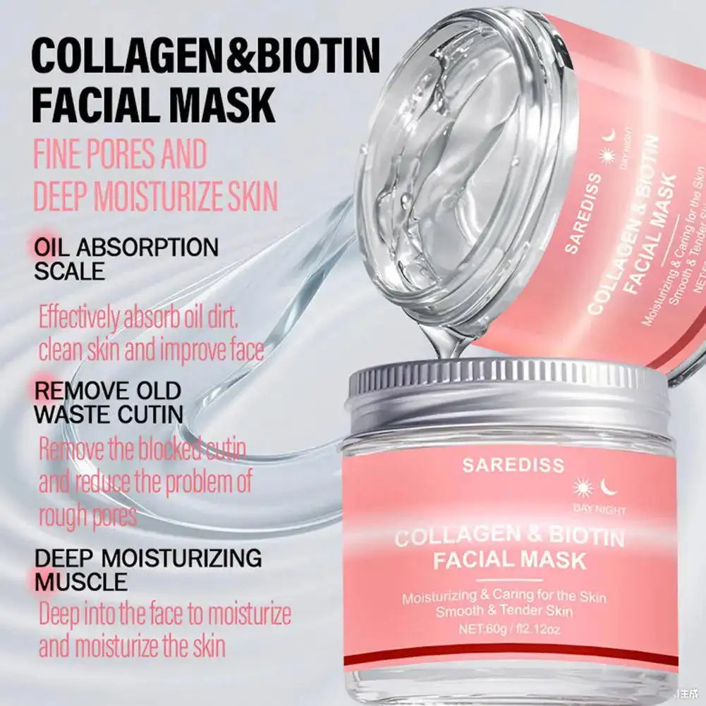 Collagen Peel-Off Night Mask – Firming & Hydrating Peaceful Pleasures Health and Wellness