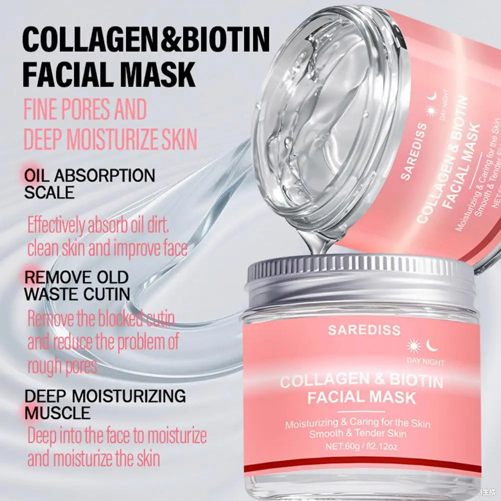 Collagen Overnight Peel-Off Face Mask – Hydrate, Firm & Glow