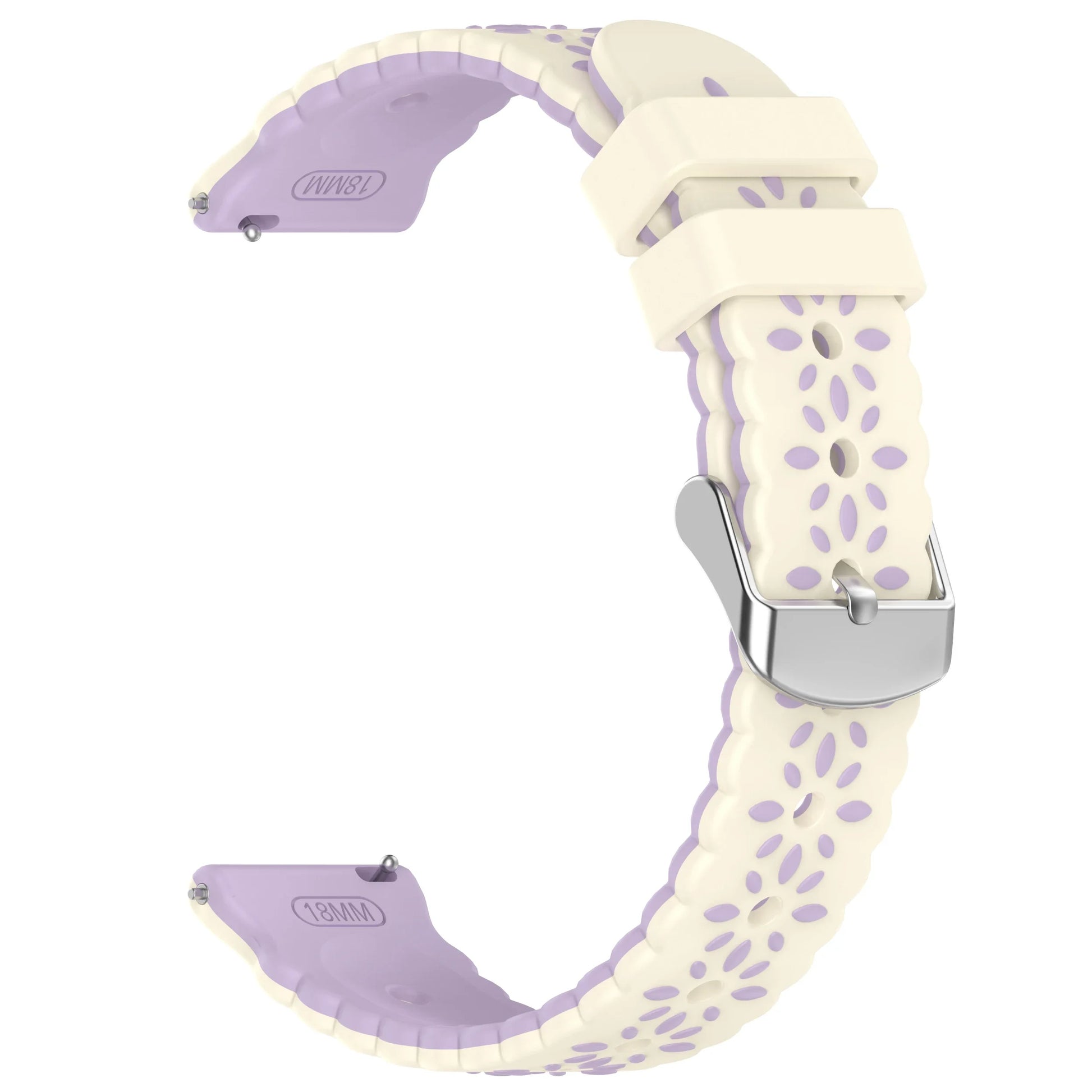Silicone Watch Band 18mm 20mm – Huawei Samsung Garmin Strap Peaceful Pleasures Health and Wellness