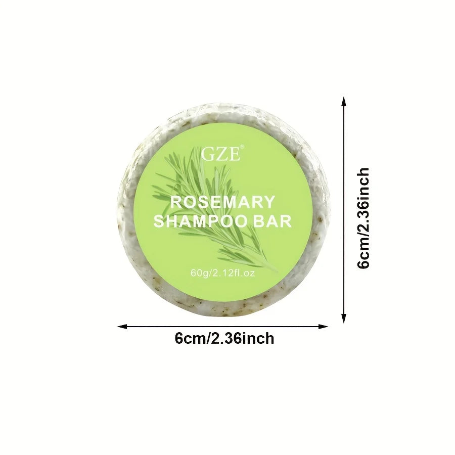 GZE Rosemary Shampoo Bar – Oil Control & Hair Strengthening Rosemary Shampoo Bar Peaceful Pleasures Health and Wellness