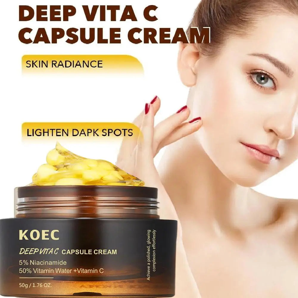 PDRN Pink Collagen Capsule Cream – 5% Niacinamide Face Moisturizer