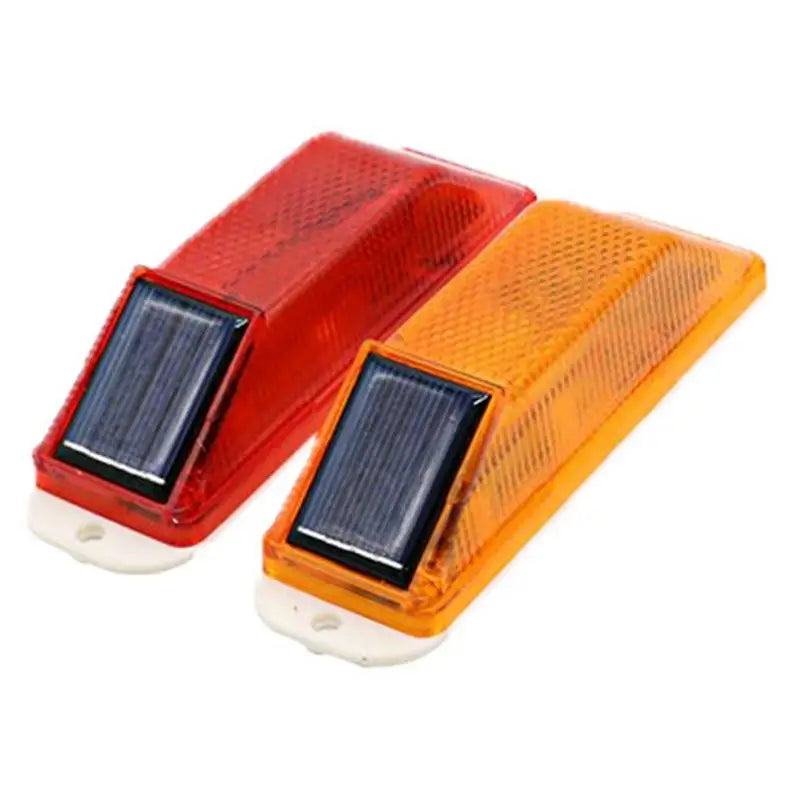 New Warning LED Lamp Solar Strobe Lamp Solar Warning Lamp Chip Control Bridge Night Driving Safety Light Traffic Caution Light Peaceful Pleasures Health and Wellness