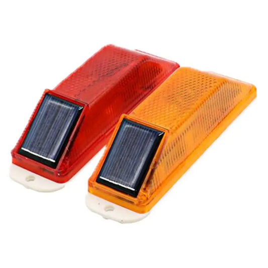 New Warning LED Lamp Solar Strobe Lamp Solar Warning Lamp Chip Control Bridge Night Driving Safety Light Traffic Caution Light Peaceful Pleasures Health and Wellness