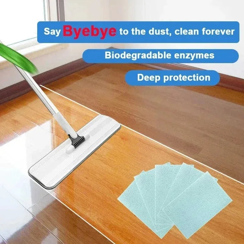 Toilet & Floor Cleaning Sheets – Microfiber Tile Cleaner