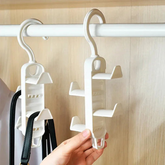 Bag Storage Tool Wardrobe Storage Multifunctional Clothes Rack Traceless Hanging Bag Rack Hat Door Non Perforated Hanging Hook Peaceful Pleasures Health and Wellness
