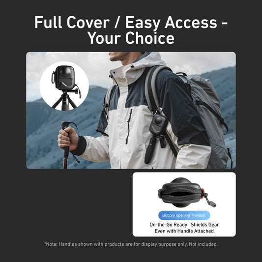 Portable Mini Bag For DJI Osmo 360 Waterproof Storage Bag Protective Case Bottom Opening Storage Case With Detachable Carabiner Peaceful Pleasures Health and Wellness Default Title