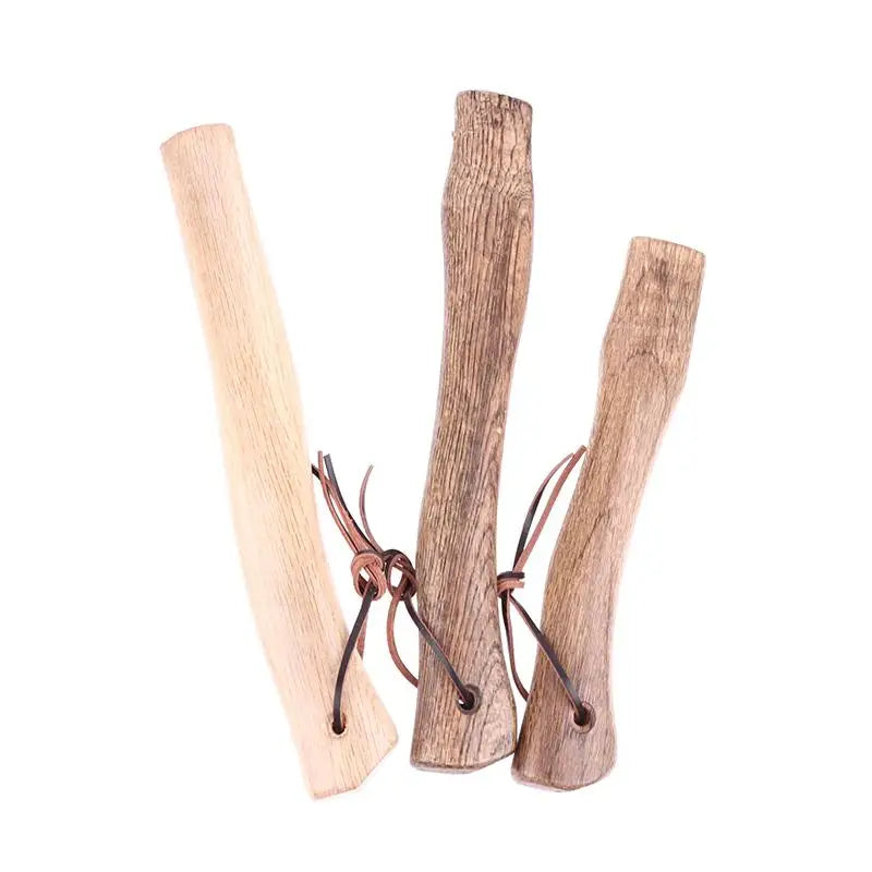 Short Axe Handle 32cm Solid Wood Handmade Replacement for Garden Tools Heavy Duty Handle for Chopping and Logging Peaceful Pleasures Health and Wellness