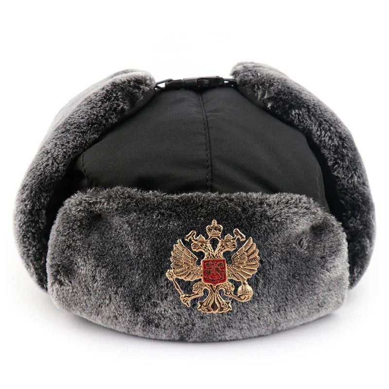 Warm Russian Trooper Hat Russian Ushanka Trooper Aviator Hats For Men And Women Peaceful Pleasures Health and Wellness