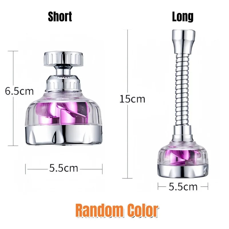 New Turbo Fan Sink Faucet Extender 360° Swivel Kitchen Faucet Aerator High Pressure Water Saving Tap Nozzle Bubbler Diffuser Peaceful Pleasures Health and Wellness