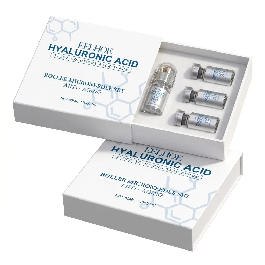 Niacinamide Hyaluronic Acid 0.25mm Roller Serum Kit | Eelhoe