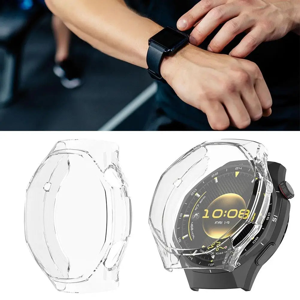 For Huawei GT6 Pro Perfect Fit Protective Case Anti-fall Ultra-thin Transparent Shell Film Integrated Watch Case For Huawei GT6 Peaceful Pleasures Health and Wellness