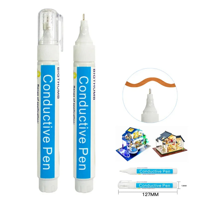 Conductive Silver Paint Pen – Circuit Repair & STEM Learning Conductive Paint Pen Peaceful Pleasures Health and Wellness