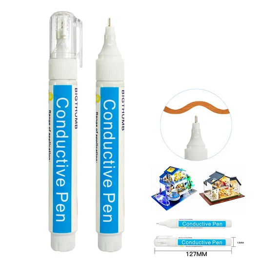 Conductive Silver Paint Pen – Circuit Repair & STEM Learning Conductive Paint Pen Peaceful Pleasures Health and Wellness